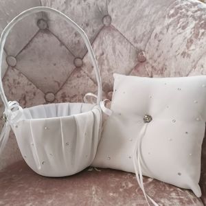 Flower girl basket & ring bearer pillow